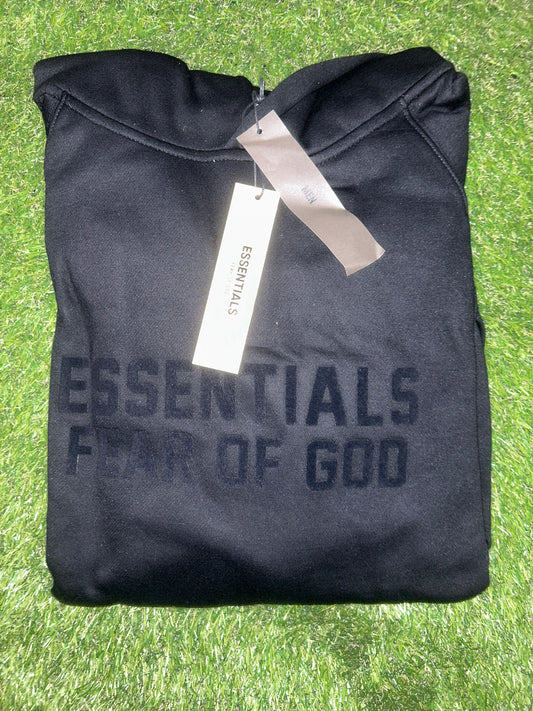 NEW W TAGS FOG ESSENTIALS HOODIE BLACK